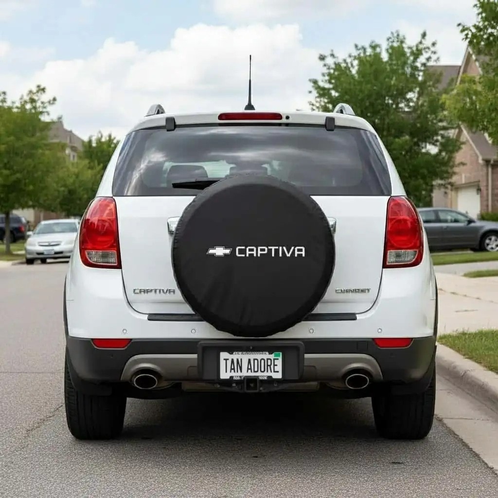 Captiva Logo Spare Wheel Tire Cover